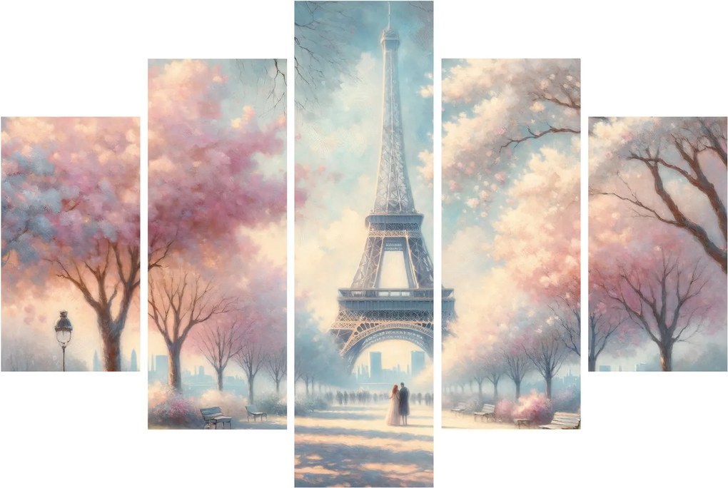Obraz – Jar v Paríži (150x105 cm)