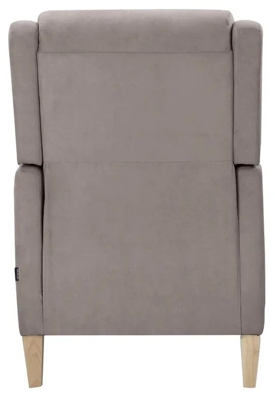 Sivé relaxačné kreslo Dina – Støraa