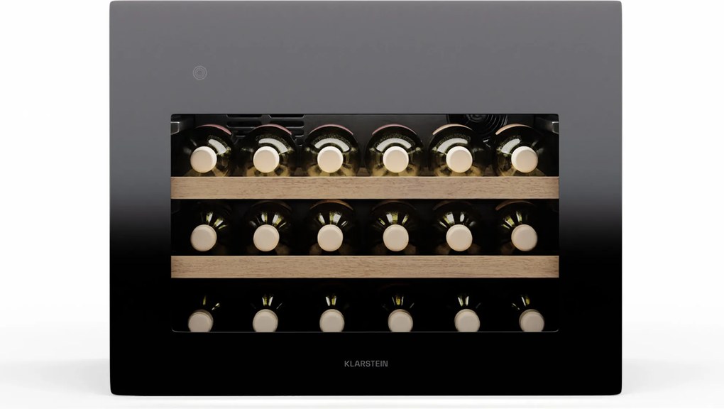 Klarstein Rhone 28 Uno chladnička na víno, 28 fliaš, LED ovládanie, push-to-open, tichá