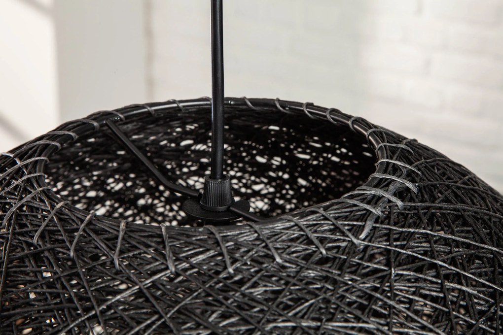 Závesné svetlo Cocooning black 60cm