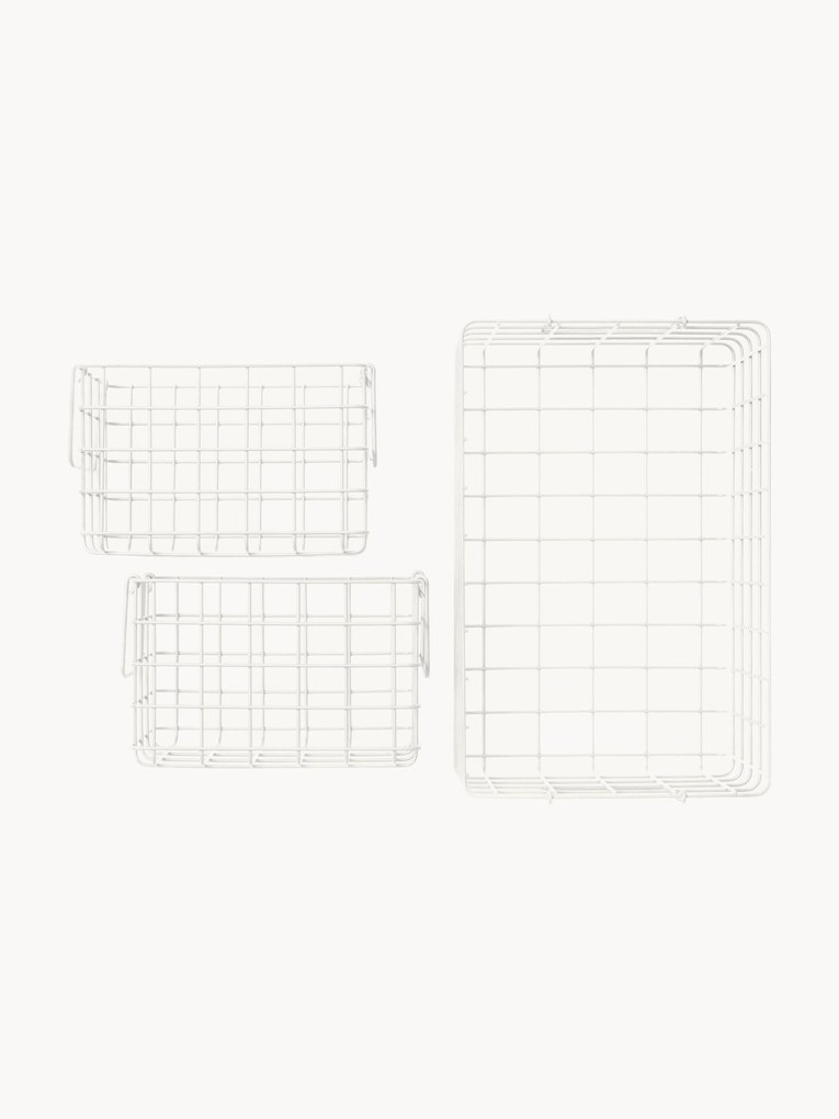 Kovové úložné košíky The Baskets, 3 ks