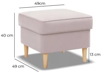 Podnožka VELO tmavosivá