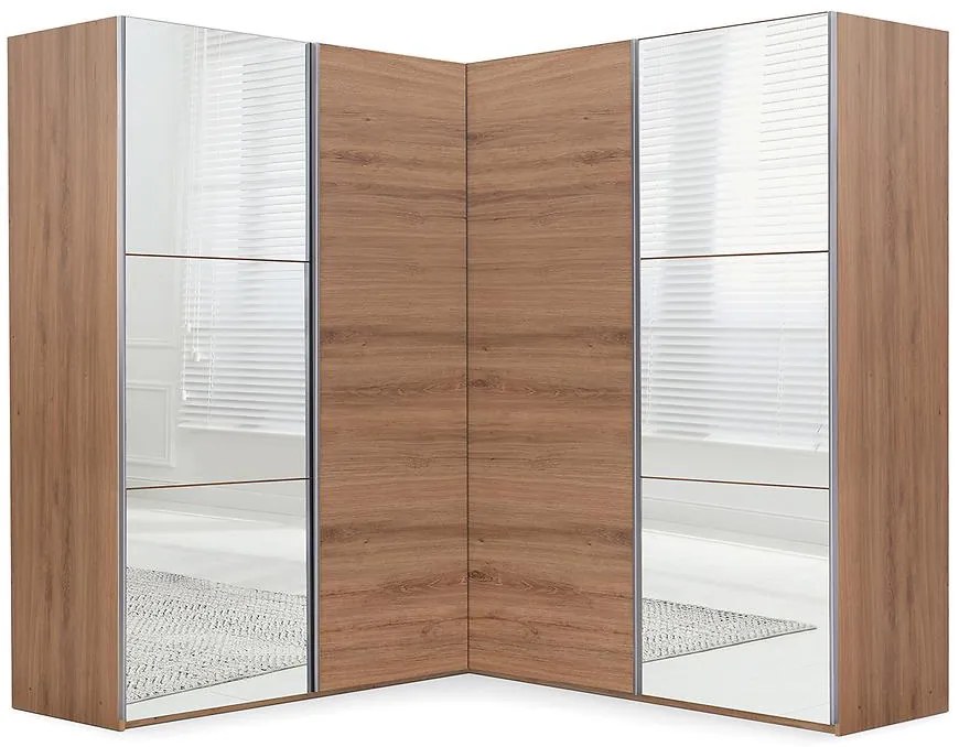 Rohová Skriňa Merida Divoký dub /Zrkadlo