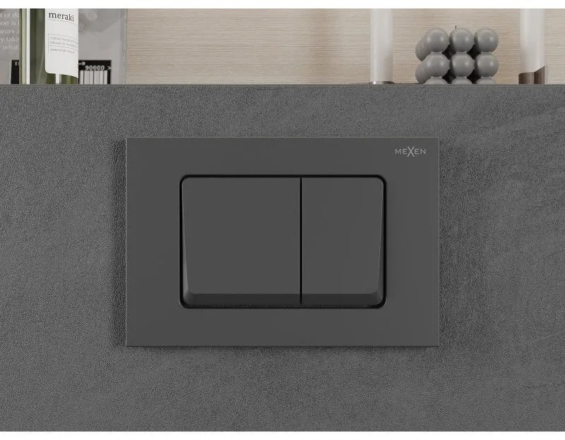 Mexen Fenix XS 10, splachovacie tlačidlo pre Mexen XS modul, grafitová, 601066