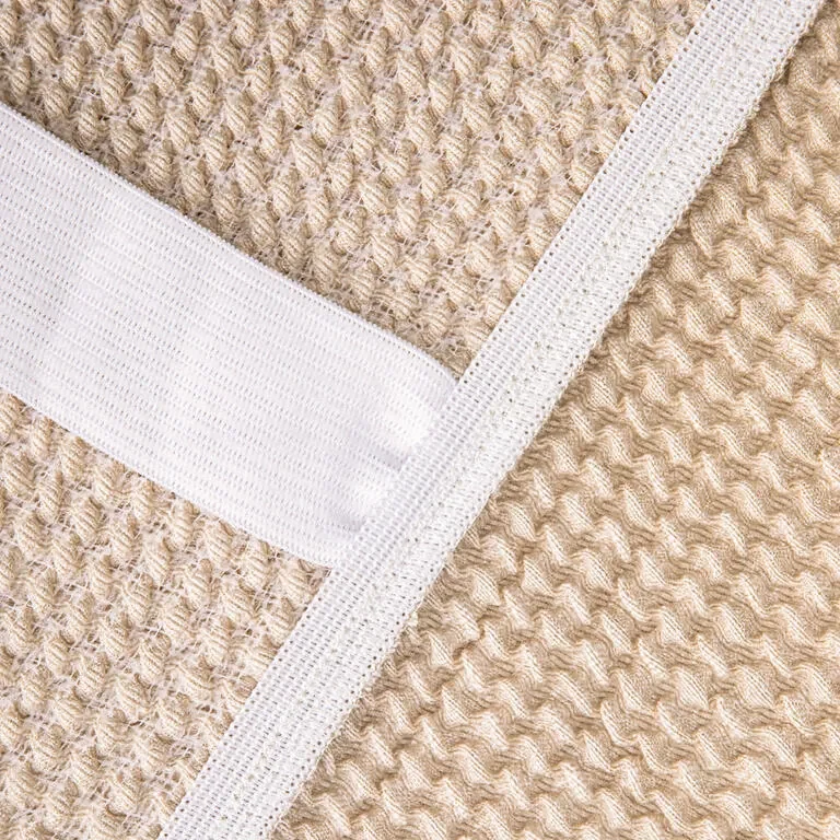 Super strečové poťahy NIAGARA smotanová trojkreslo (š. 180 - 230 cm)
