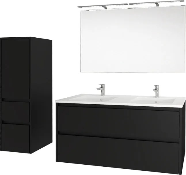 Mereo, Mereo Opto, kúpeľňová skrinka s keramickým umývadlom 121 cm, dub Riviera, MER-CN923