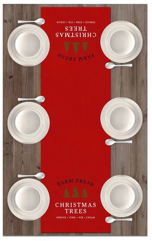 Vianočný behúň na stôl 136x36 cm Christmas - Kate Louise