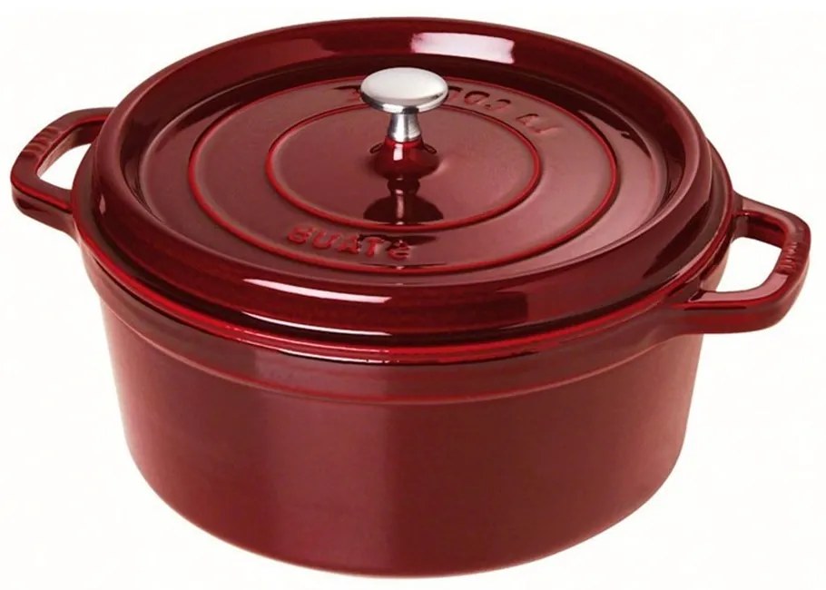 Staub Hrniec STAUB okrúhly 26 cm vínový 5,2l