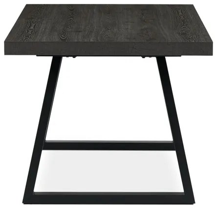 Autronic BONTEC Jedálenský stôl rozkladací 160-240x90 cm, lamino, šedý dub, HT-R5624 GREY Farba: Hnedá