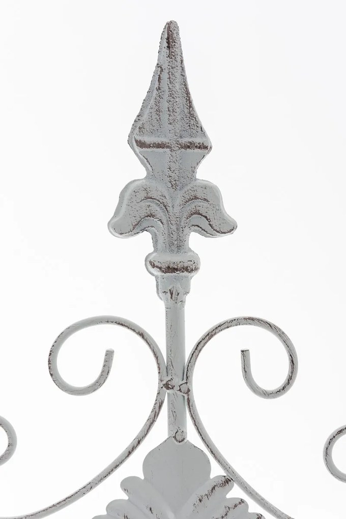 Mriežka na ruže Burg - 122 x 35 cm - Biela antik