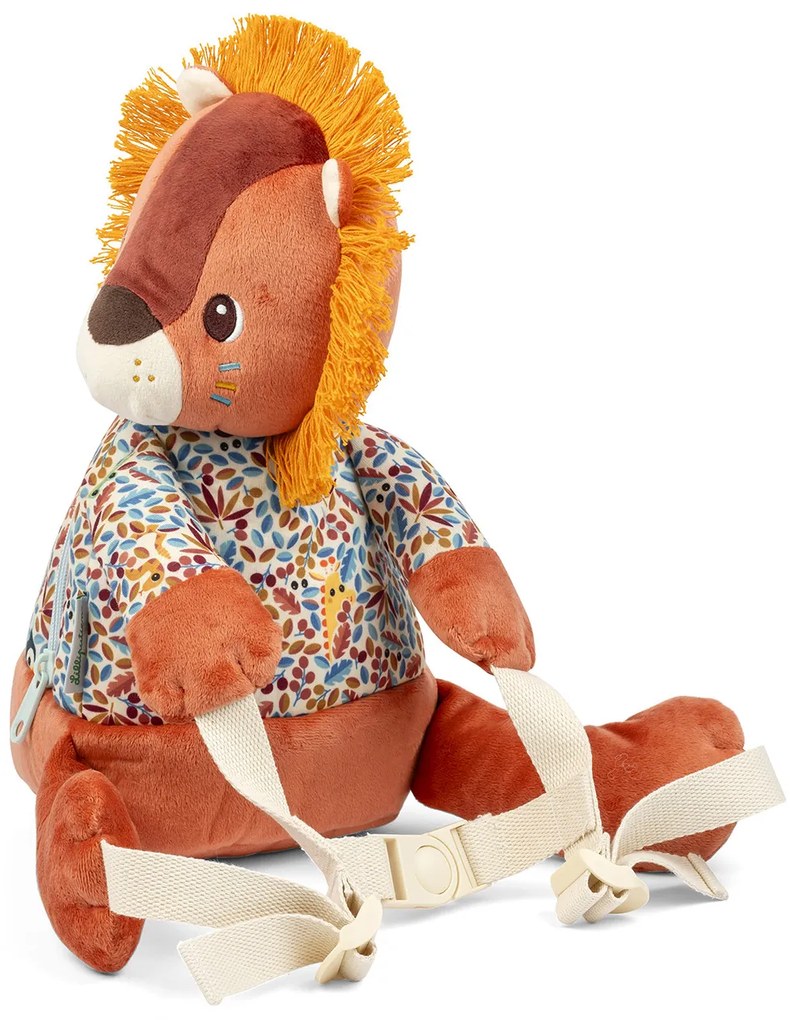 Lilliputiens - mäkký batôžtek - lev Jack