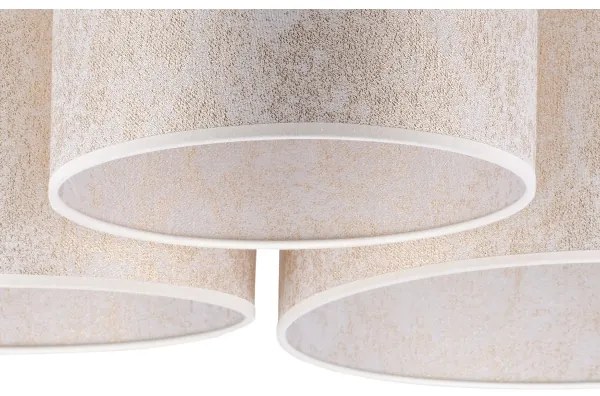 Duolla - Stropné svietidlo ROLLER TRIO 3xE27/60W/230V biela/zlatá