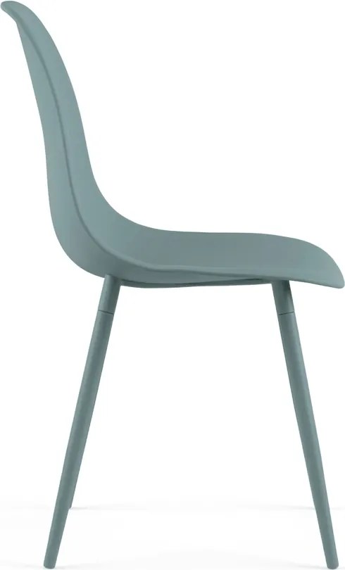 Jedálenská stolička OSAKA plastová, petrolejová