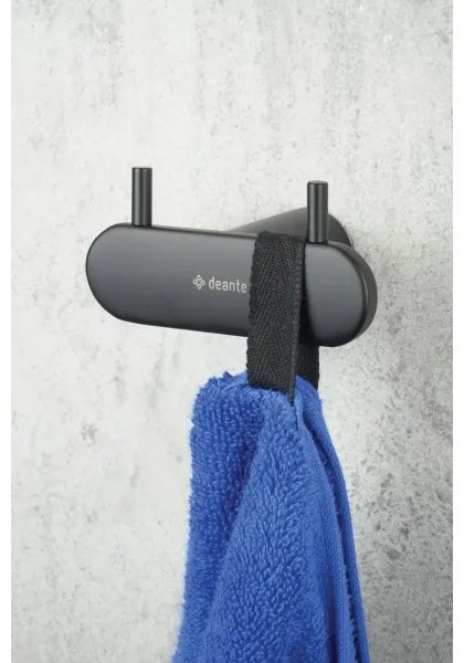 Deante ADR_N121 - Nástenný háčik ROUND čierny
