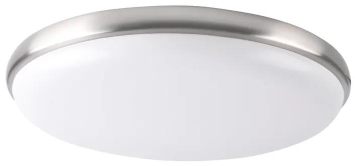 PLX LED stropné moderné osvetlenie MATIS, 18W, denná biela, 30cm, okrúhle, matné chrómované