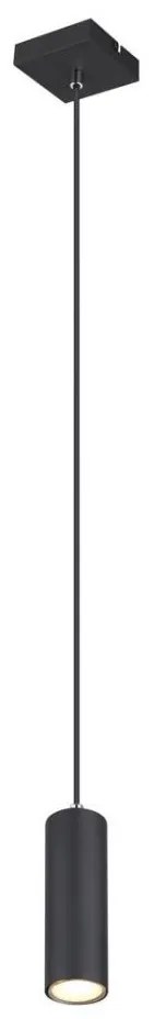 Globo 57911HB - Luster na lanku ROBBY 1xGU10/35W/230V čierna