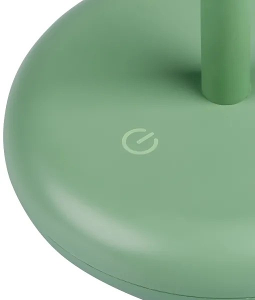 Kanlux 37313- LED Stmievateľná nabíjacia lampa FLUXY LED/1,7W/1800 mAh IP44 zelená