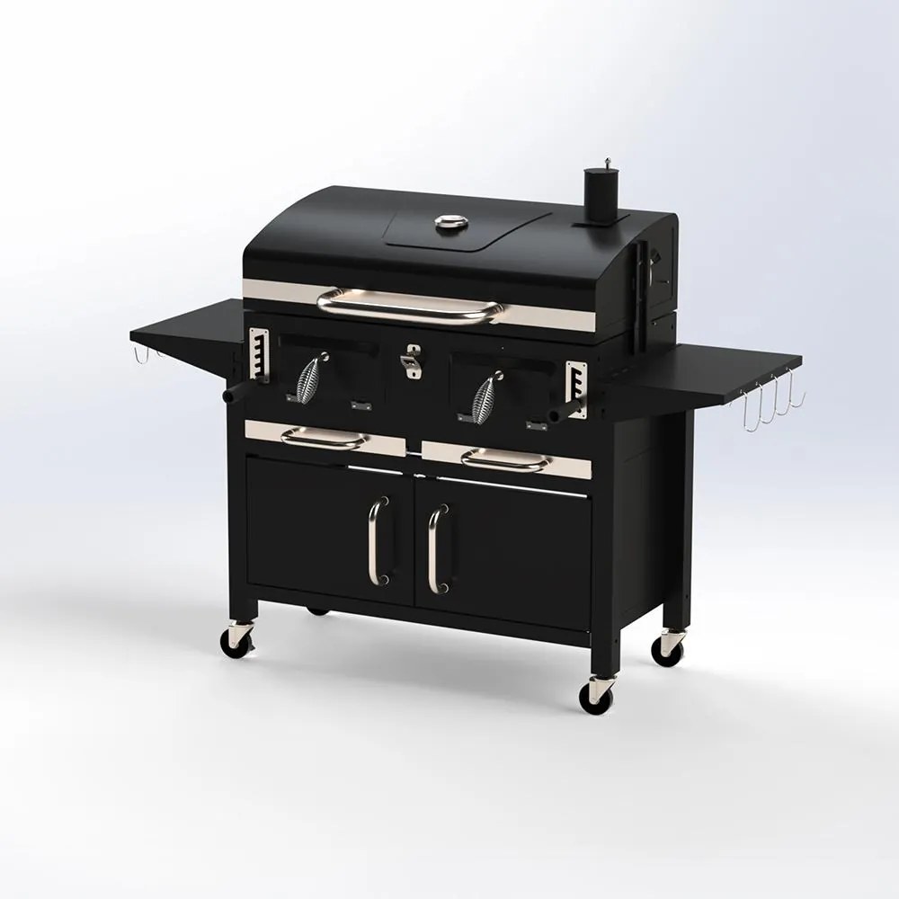 Záhradný gril s udiarňou Avenberg FENIX