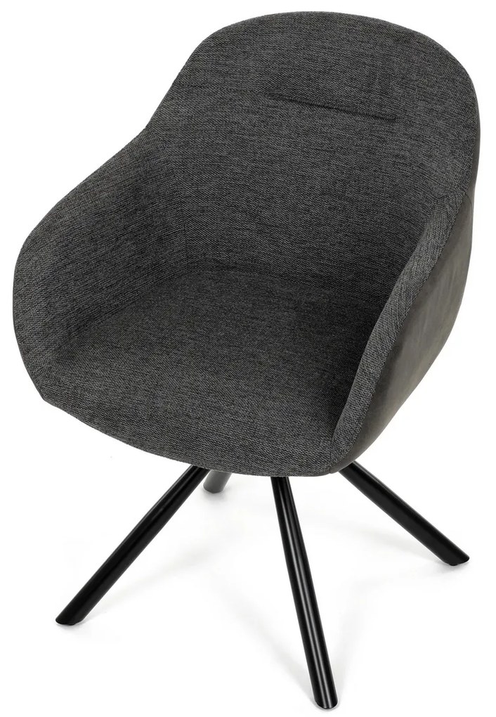 Sada jedálenských stoličiek s vratným mechanizmomDCH-Y1143 GREY2, 2 ks