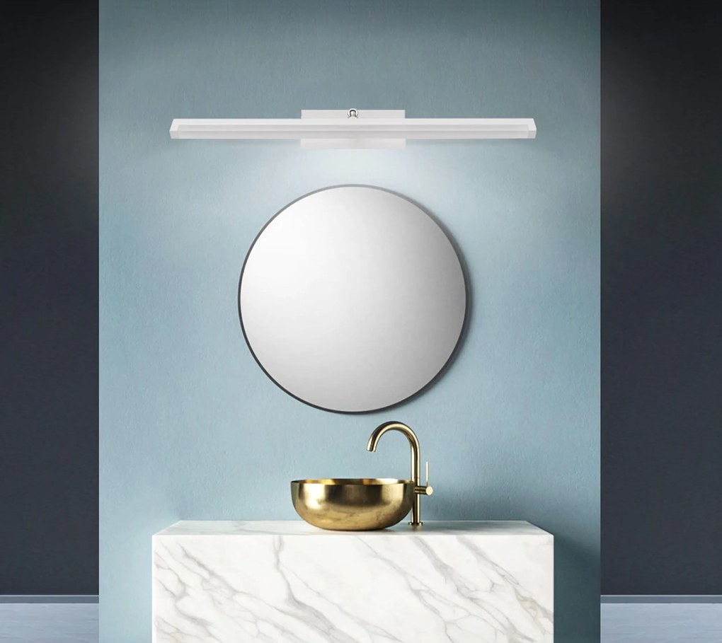 Toolight Toolight, LED kúpeľňové svietidlo nad zrkadlo 12W 50CM APP374-1W, biela, OSW-05004