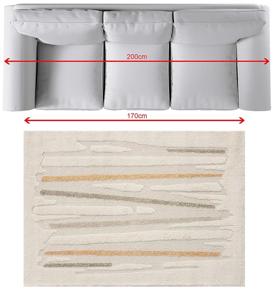 Koberec Stripes II 120x170 cm