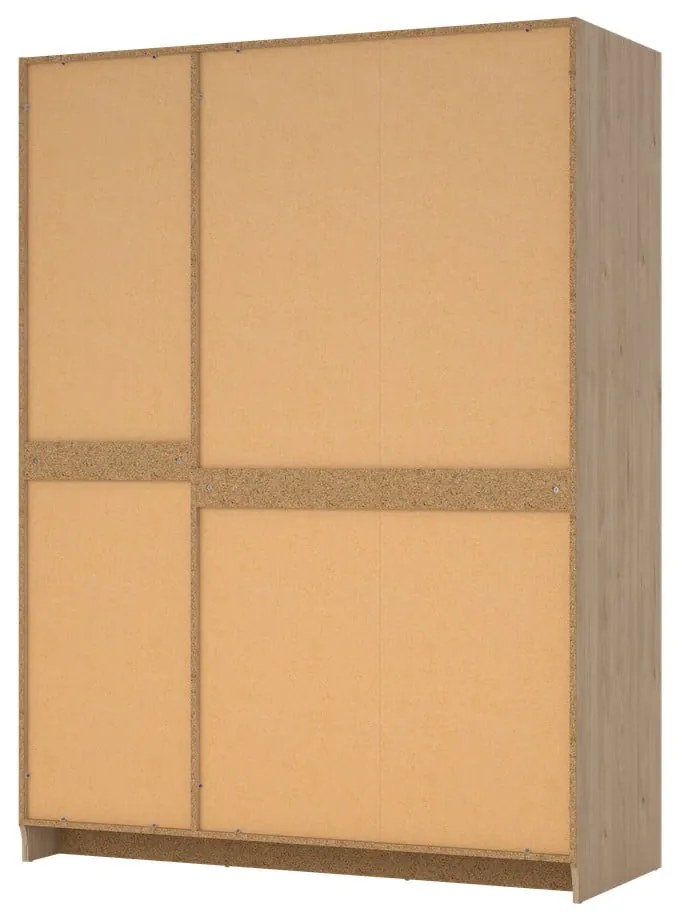 Šatníková skriňa v dekore duba v prírodnej farbe 147x200 cm Billund – Tvilum