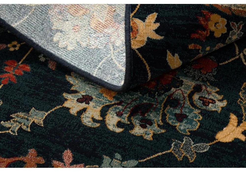 Vlnený kusový koberec Latica modrý 100x250cm