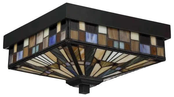 Elstead QZ-INGLENOOK-F - Vonkajšie stropné svietidlo INGLENOOK 2xE27/60W/230V IP44