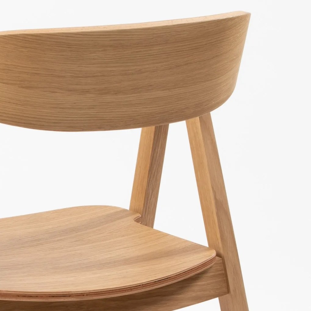 NELL dubová drevená stolička oak celodrevená