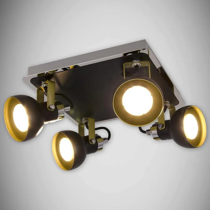 Stropné bodové svietidlo Mario GU10 4D PL4