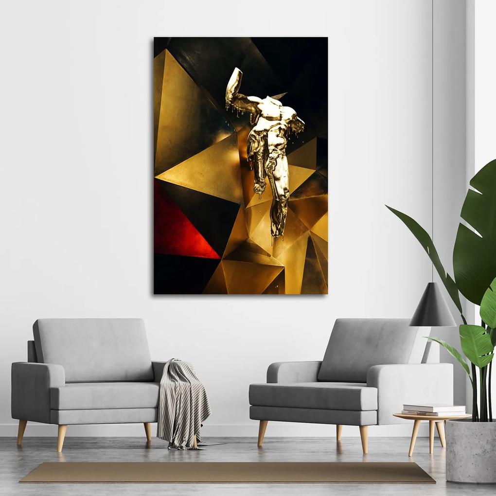 Gario Obraz na plátne Moderná zlatá postava - Gab Fernando Rozmery: 40 x 60 cm