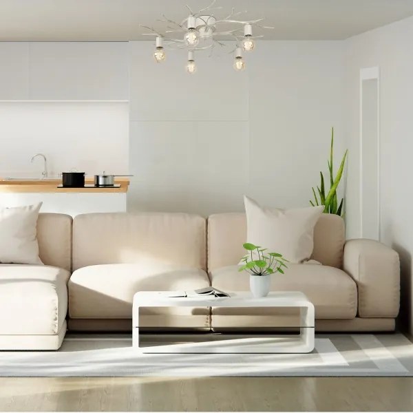 Stropné svietidlo GARNISH 5xE27/15W/230V biela/patina