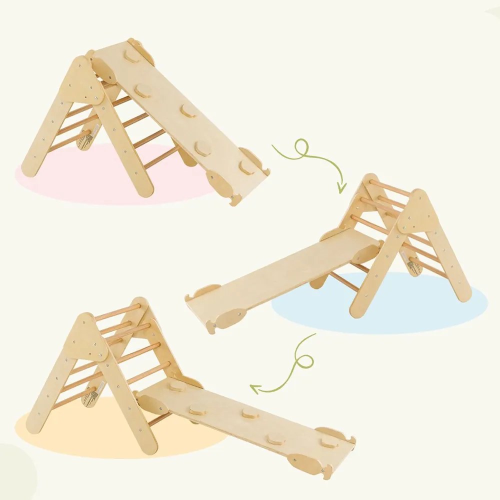 3-dielna drevená lezecká súprava