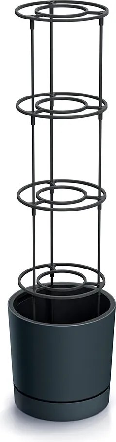 Kvetináč na pestovanie rajčín HOME GROWERO antracit