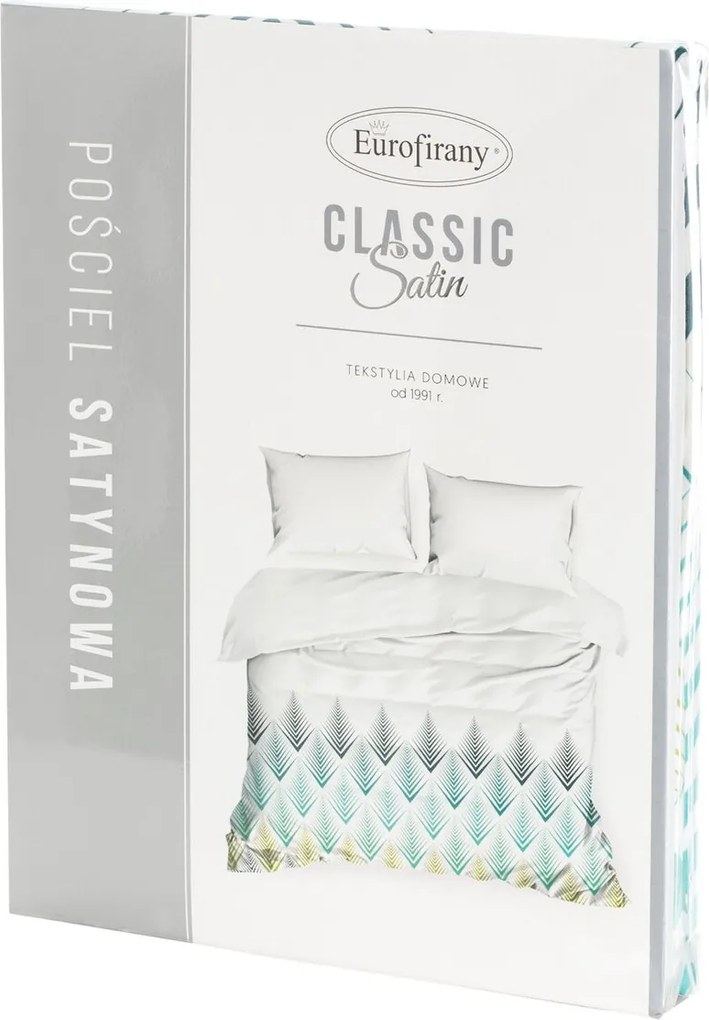 SATÉNOVÉ OBLIEČKY SHELLY 160X200 CM, 2 KS 70X80 CM VZOROVANÉ