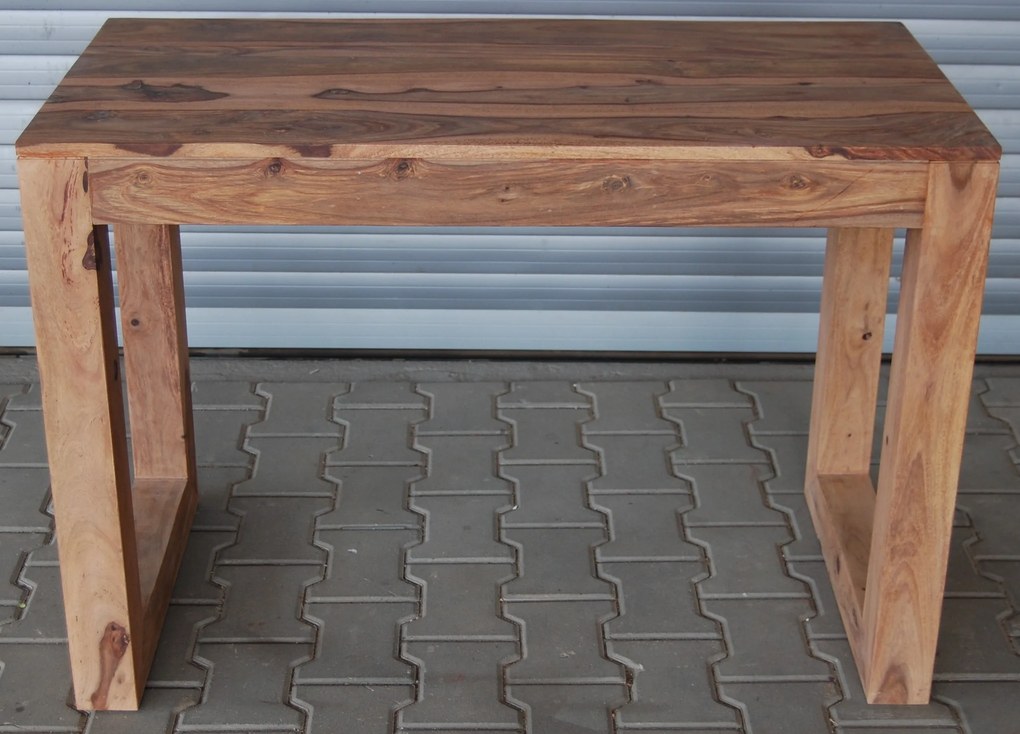 furniture-nabytek.cz - Drevený písací stôl z masívu palisander 110x55x76