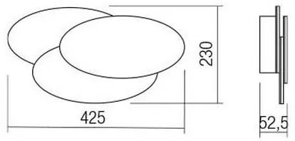 Redo 01-2297 - LED Nástenné svietidlo GAMER LED/36W/230V biela