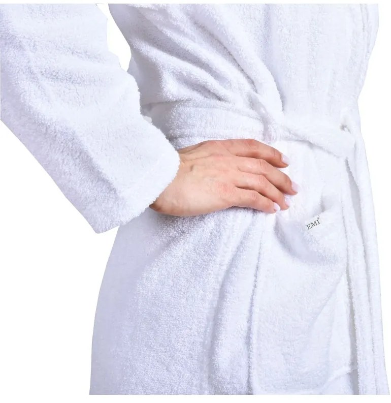 Froté župan biely EMI, XL