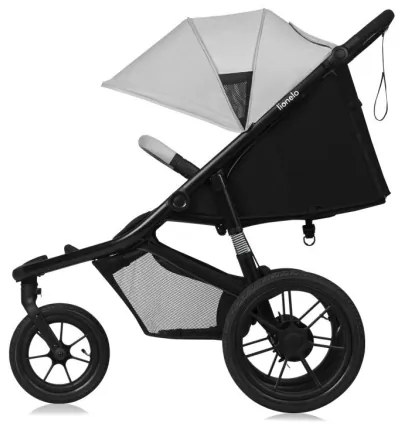 Lionelo - Športový kočík AZURA čierna/šedá