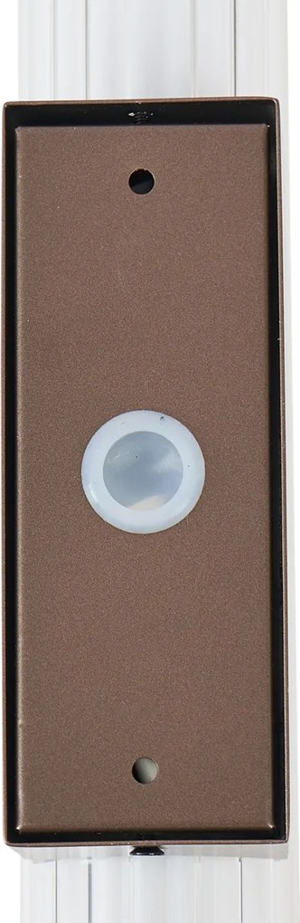 Retro nástenná lampa bronzová 40cm vrátane LED IP44 - Coco