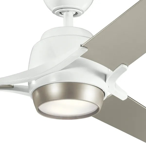 Kichler KLF-ZEUS-60-WHT-LED Stmievateľný stropný ventilátor ZEUS LED/10W/230V +DO