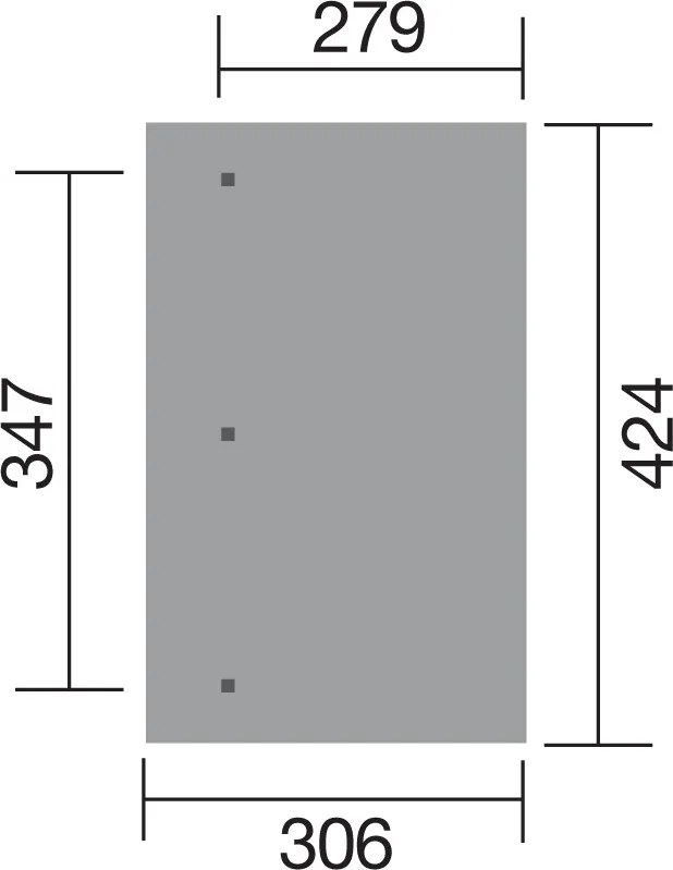 WEKA Drevená záhradná pergola 671 (4,2x3 m)