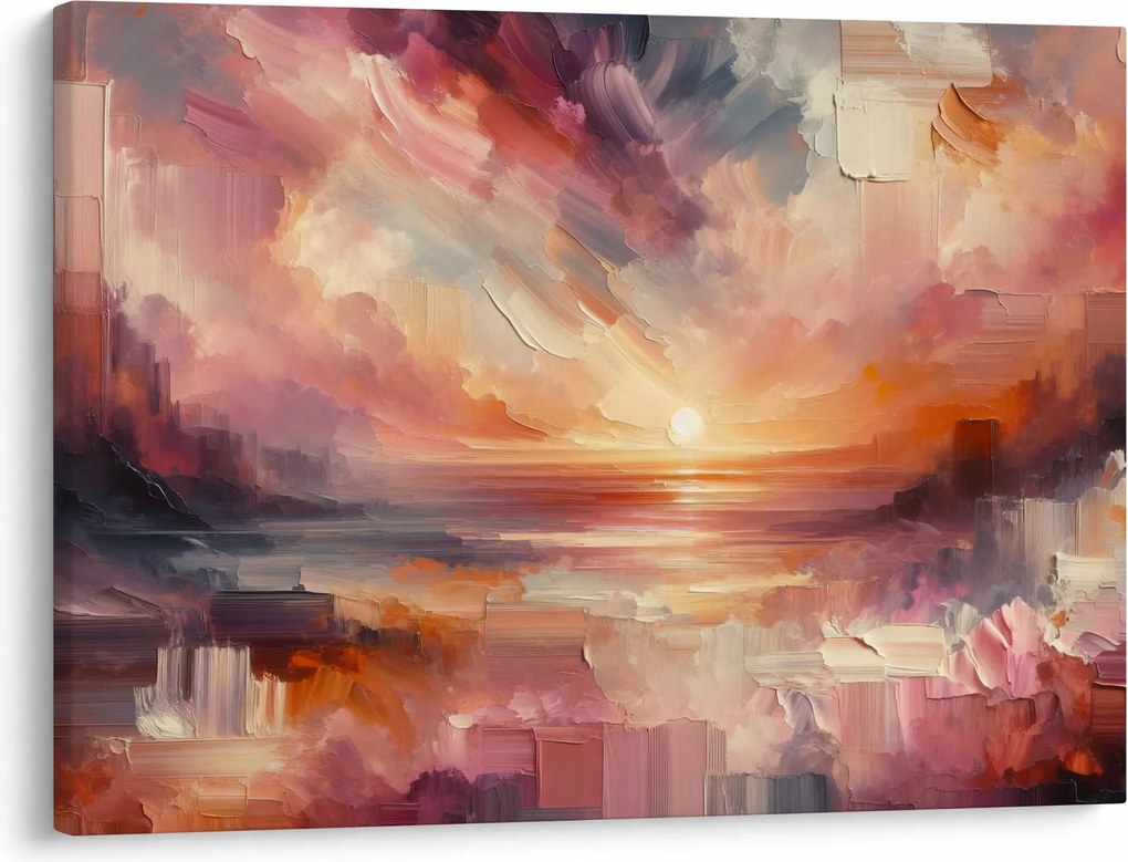 Obraz - Maľované červánky (70x50 cm)