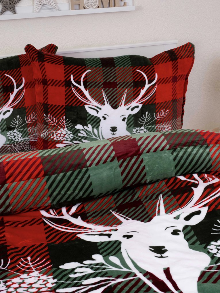 Predĺžené obliečky mikroplyš Exclusive – Merry Christmas