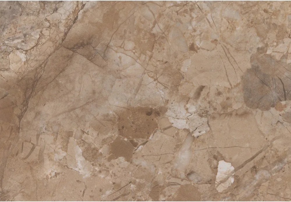 Hnedý okrúhly konferenčný stolík s keramickou doskou ø 60 cm Malta – Actona