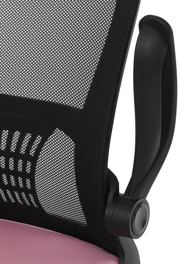 Detská pracovná stolička LUMO II — sieťovina, viac farieb Fialová