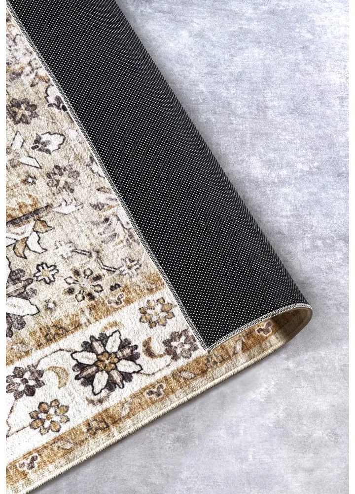 Béžový koberec 80x150 cm Saveh Cream Gold – Elle Decoration