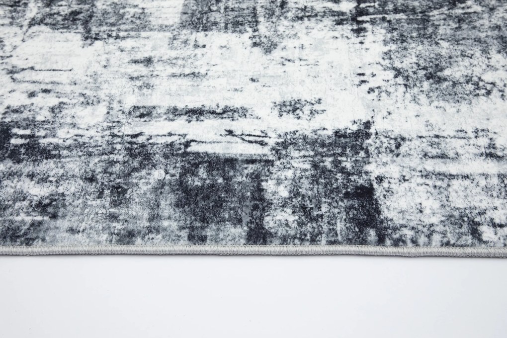 TA Koberec 250421A-1 BARI PRINT Sivý Obdĺžnikový Rozmer: 140x200 cm