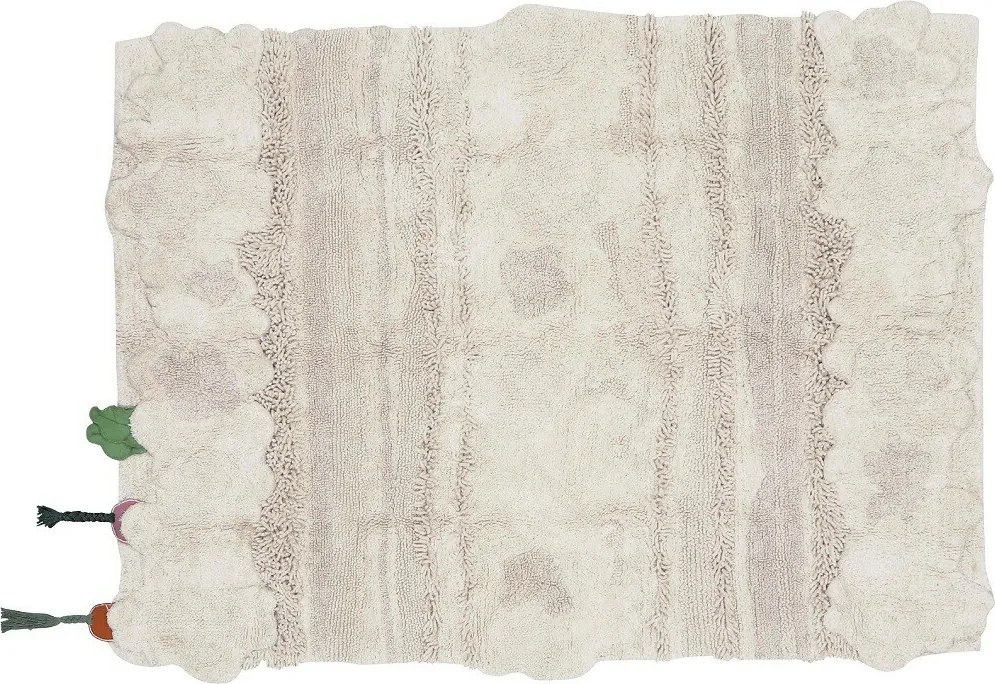 Lorena Canals, Detský kusový koberec Veggie Garden, 120x160, béžová, detská izba