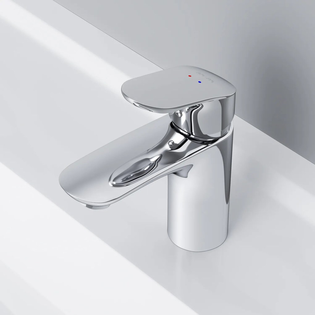 Umývadlová batéria AM.PM Like FLA82100 jednopáková s odtokovým ventilom, chróm